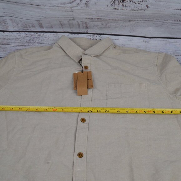 Paul Jones Cotton Linen Blend Long Sleeve Button Down Shirt Mens XXL 2XL NWT - Picture 8 of 12